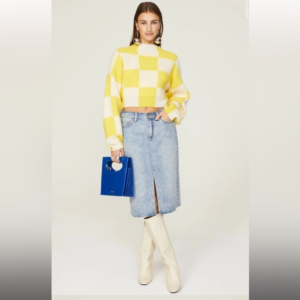 LEE Mid Rise Denim Skirt, RTR - Picture 3 of 11